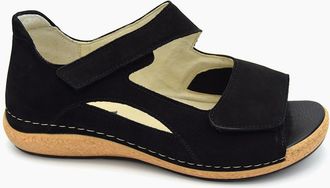 Waldl&auml;ufer Womens HELIETT 681K80 LADIES SANDAL - Black - Size: 7.5/K