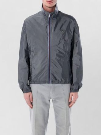 Prada urban nylon bomber jacket high collar