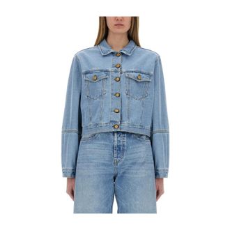 Alysi Denim Jacket - female - Alysi - Denim Jackets - Blue - S - Jackets