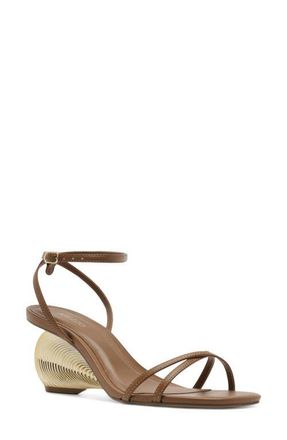 Arezzo Luma Ankle Strap Wedge Sandal in Soul Natural at Nordstrom, Size 9.5