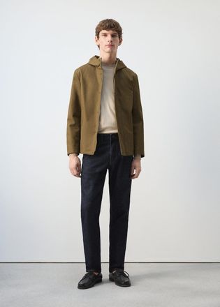 Mango Parka water-repellent tasche ocra - Uomo - XXL - MANGO MAN