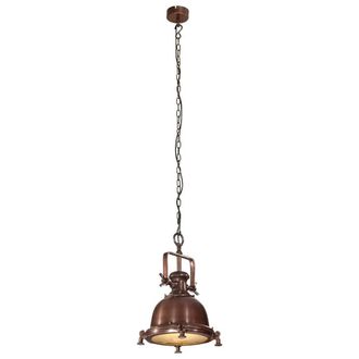 Berkfield Home Pendant Lighting 35x35x153 cm&not;Aluminium in Copper | Size: 35 x 35 x 153 cm