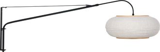 Steinhauer Aplique De Pared - Negro - Silva Alba - Madera Lino Metal