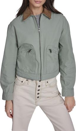 Levi's Crop Utility Jacket in Shadow at Nordstrom, Size X-Large