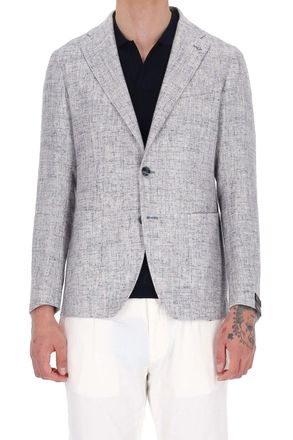 Tagliatore Montecarlo Textured Viscose-Cotton Blazer