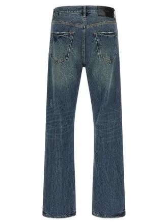 Purple P011 Jeans - Blue