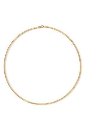 Adina Reyter Omega Chain Necklace in Yellow Gold at Nordstrom, Size 16