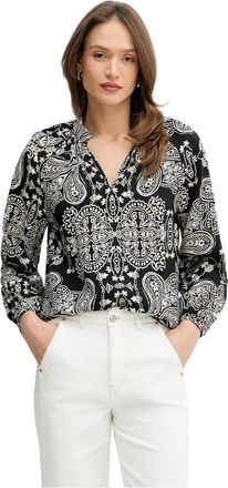 Oui Gebloemd Blouse - Dames - Blouses - Veelkleurig - S - Overhemden