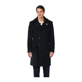 Mason's Churchill Coat - - Coats - Uomo - Blu - XL