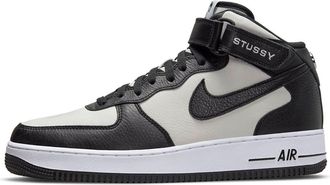 Nike x Stussy Air Force 1 Mid Black White DJ7840-002