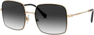 Miu Miu Grey Gradient Square Ladies Sunglasses MU 61VS 7OE5D1 56