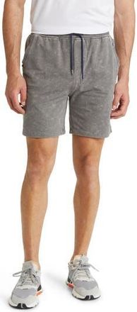 Stone Rose Acid Wash Fleece Sweat Shorts in Grey at Nordstrom Rack, Size 6(Xxl)