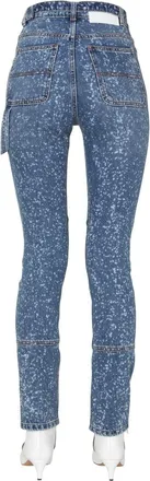 Msgm High-Waist Skinny Fit Jeans - Blue