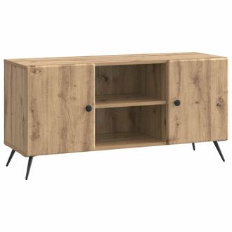 vidaXL Mueble De Tv Roble Artesanal 102 X 34,5 X 50 Cm Vidaxl