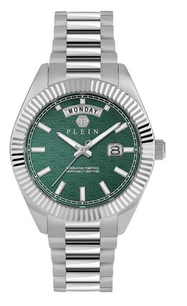 Philipp Plein Date Superlative Gent Mens Silver Watch PWPNA0124 material_Stainless_Steel - One Size