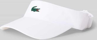 Lacoste Sport Visor Cap mit Logo-Applikation in Weiss, Gr&ouml;&szlig;e 1