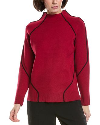 T Tahari Contrast Sweater