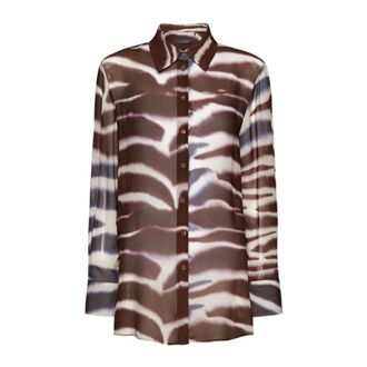 Elena Miro Donna, Camicette, Marrone, 6Xl, new