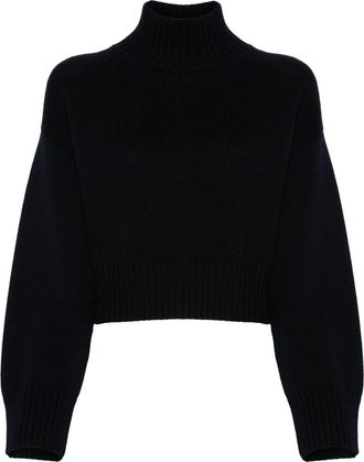 Fabiana Filippi merino-wool sweater - women - Merino - 46 - Blue