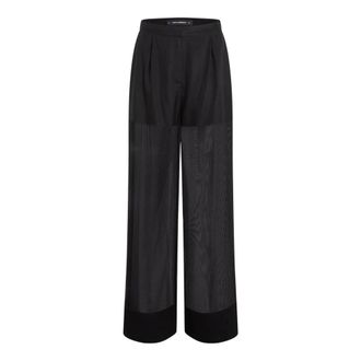 Karl Lagerfeld Mujer, Pantalones, Negro, Talla: L