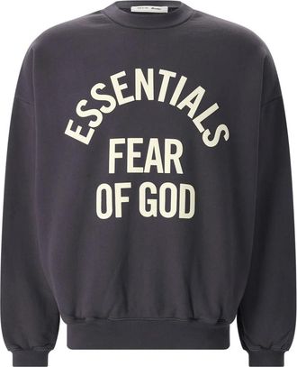 Fear of God Campus 90s Crewneck Sweatshirt - Heren - Sweatshirts - Zwart - S - Katoen - Hoodies & sweatvesten