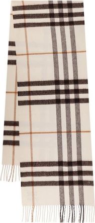 Burberry Geruite Patroon Kasjmier Tas - Dames - Wintersjaals - Veelkleurig - ONE Size - Kasjmier - Accessoires