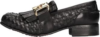 J.P. David Papua Moccasin - Dames - Loafers - Zwart - 36 EU - Leer - Schoenen