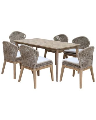Pangea Home Marcado 7Pc Outdoor Dining Set