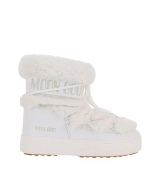 Moon Boot White Logo Winter Boots