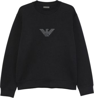 Emporio Armani Black Crew Neck Sweatshirt