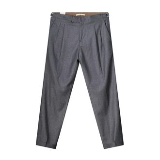 BRIGLIA 1949 Pantalon - Heren - Broeken - Grijs - Maat: XL Wol