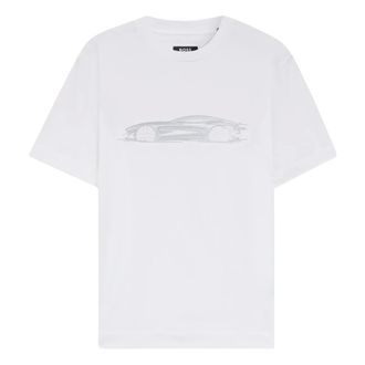HUGO BOSS Hombre, Camisetas, Blanco, Talla: S