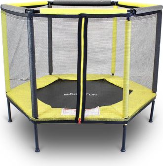 OEM Cama El&aacute;stica-parque Infantil Para El Hogar Y El Jard&iacute;n, 140 Cm, Color Amarillo