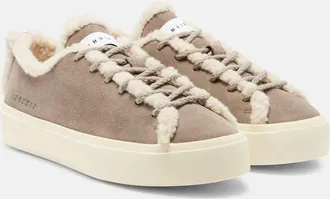 INUIKII Sneakers in suede con shearling