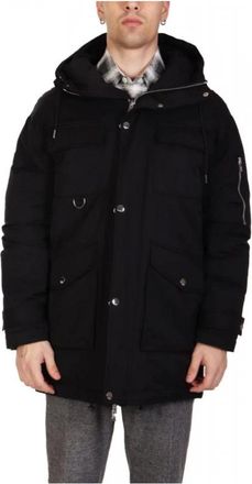 Karl Lagerfeld Parka 455003-544515 - Heren - Parka Jassen - Zwart - 2XL - Jassen