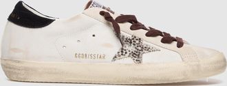 Golden Goose Baskets Super-Star White Seedpearl Black