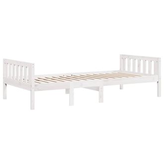 Berkfield Home Durable Childrens Bed without Mattress White 90x190 cm Solid Woo