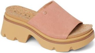 Reef Vista Luxe Evie Platform Slide Sandal in Mauve at Nordstrom, Size 10