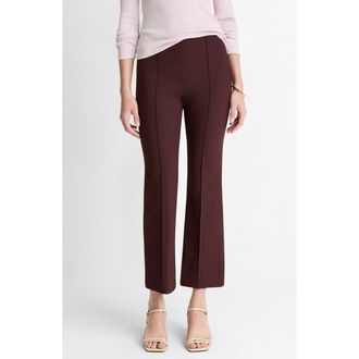 Vince Niki Mid Rise Crop Flare Pants in Oxblood at Nordstrom Rack, Size Xx-Small