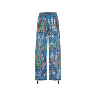 Etro Etro, Wide Trousers, female, Multicolor, Size: XS Wide Trousers