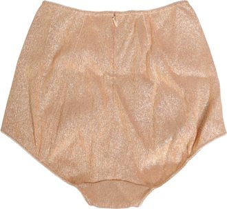 Dolce & Gabbana Womens Beige Silk Blend High Waist Girdle Panty Underwear Clothing