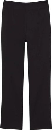 R&oacute;he Zwarte Cigarette Leg Broek - Dames - Straight fit broeken - Zwart - 2XS - Katoen - Broeken