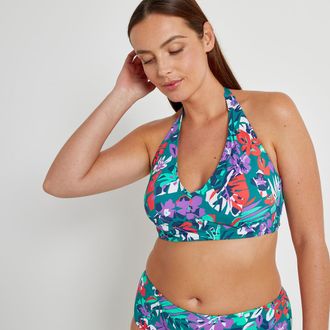 La Redoute Bikini-BH, foulard model en bloemenprint