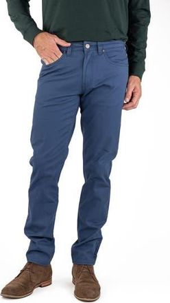Tailor Vintage Straight Leg Stretch Cotton Twill Pants in Sargasso at Nordstrom Rack, Size 38