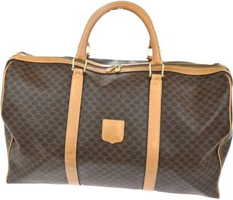 Celine Pre-owned Weekend Bags, female, Brown, Size: ONE SIZE Pre-owned Monogram Weekender Travel Bag