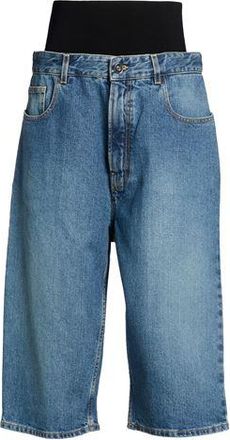 Alaia BOTTOMWEAR - Denim shorts on YOOX.COM