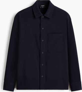 H&M Overshirt mit Four-way-Stretch - Blue