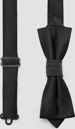 Mango Papillon classico punta diamante nero - Uomo - Taglia unica - MANGO MAN