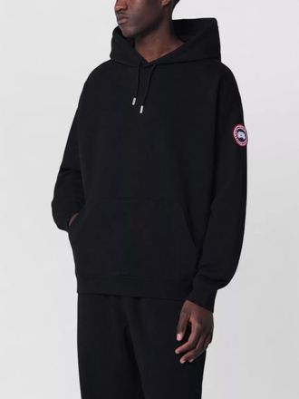 Canada Goose hooded knit sweater long sleeves pocket