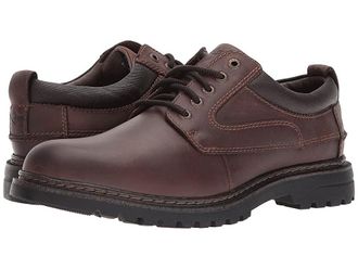 Dockers Warden Plain Toe Oxford Mens Shoes Red/Brown Soft Oiled Crazyhorse : 10.5 D - Medium, Full Grain leather